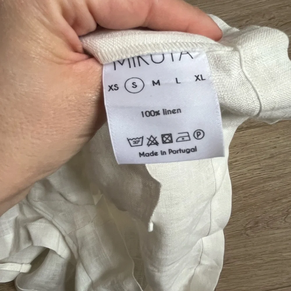 Off-white 100% linen shorts - Picture 5 of 5